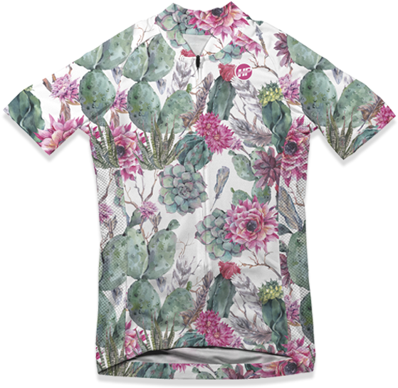 Botanical Women's Jersey - Beautiful Cactus Flower - Decorative Printing, Bedroom (600x593), Png Download