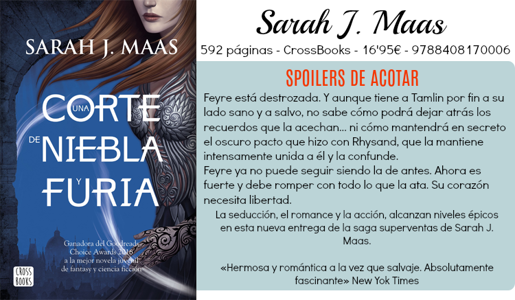 [reseña] Una Corte De Niebla Y Furia - Una Corte De Rosas Y Espinas 2. Un Corte De Niebla (750x437), Png Download