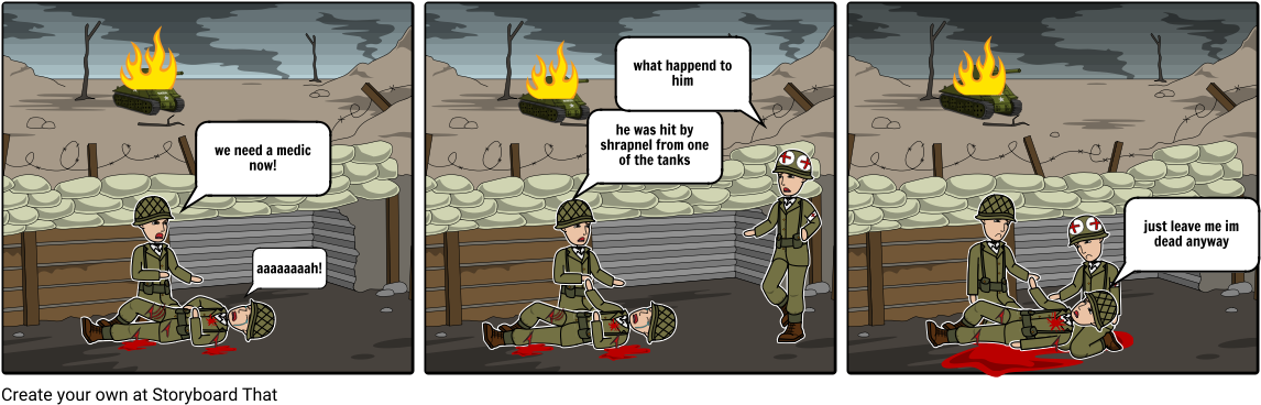 World War Ll - Cartoon (1164x385), Png Download