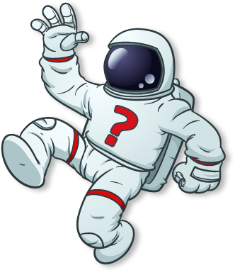 Cartoon Astronaut (385x380), Png Download