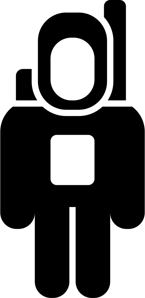 Astronaut Comments - Portable Network Graphics (476x980), Png Download