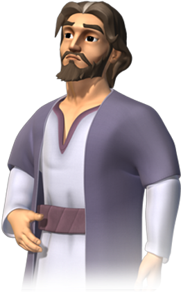 John Action 0 - Superbook Disciples (350x420), Png Download