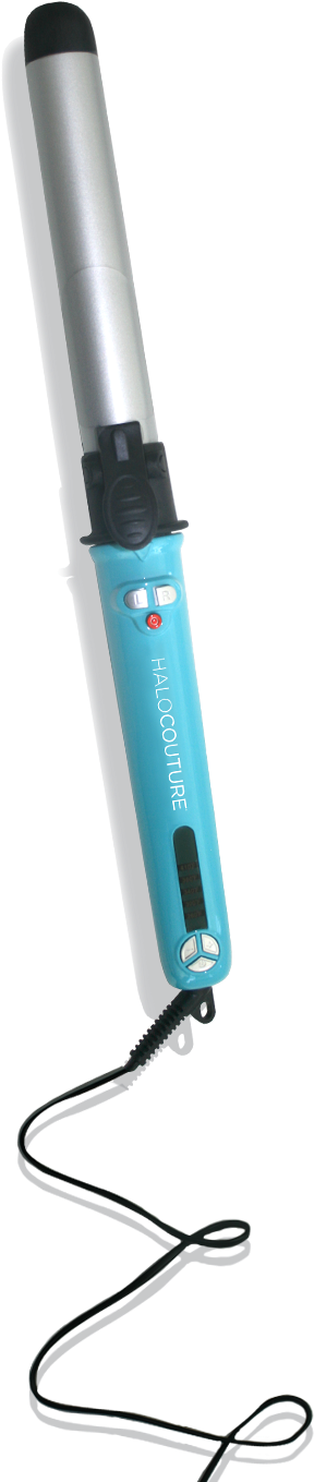 Ceramic Curling Iron - Halocouture Curling Iron (400x1378), Png Download