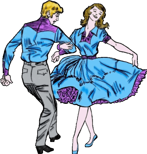 The Dancing Stars Square Dance Club - Square Dance (478x500), Png Download