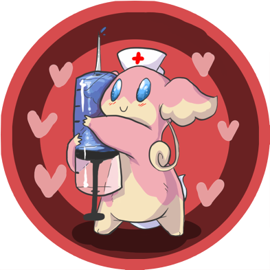 N Audino Stunfisk - Cartoon (393x393), Png Download