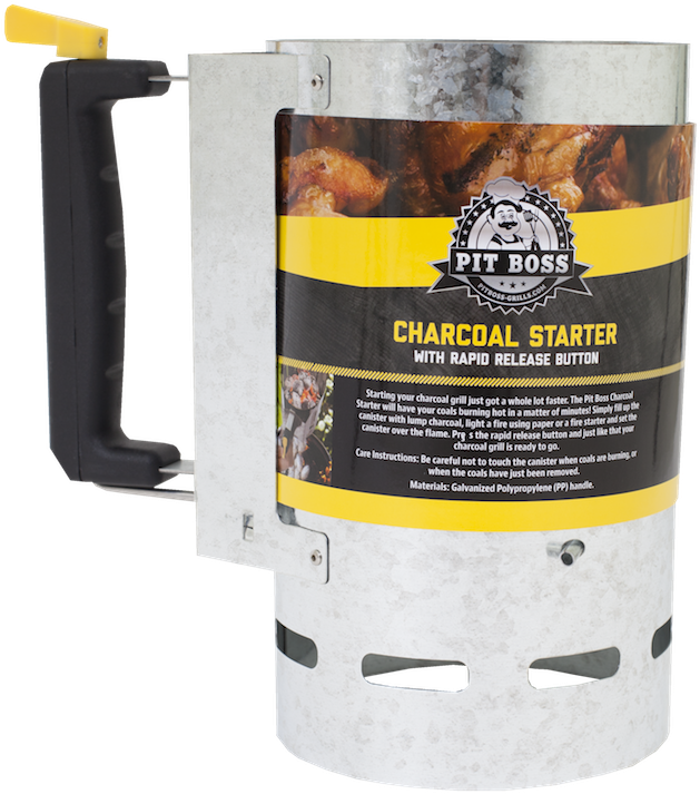 Pit Boss Charcoal Starter With Rapid Release Button - Pit Boss Spices And Rubs, Mandarin Habanero Rub (800x902), Png Download