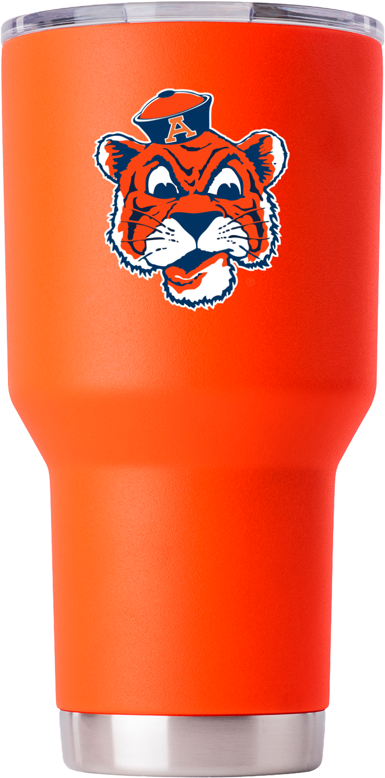 Auburn Tigers 30 Oz Orange “aubie” Tumbler - Wincraft Auburn Tigers 2 Sided College Vault Garden (1805x1805), Png Download