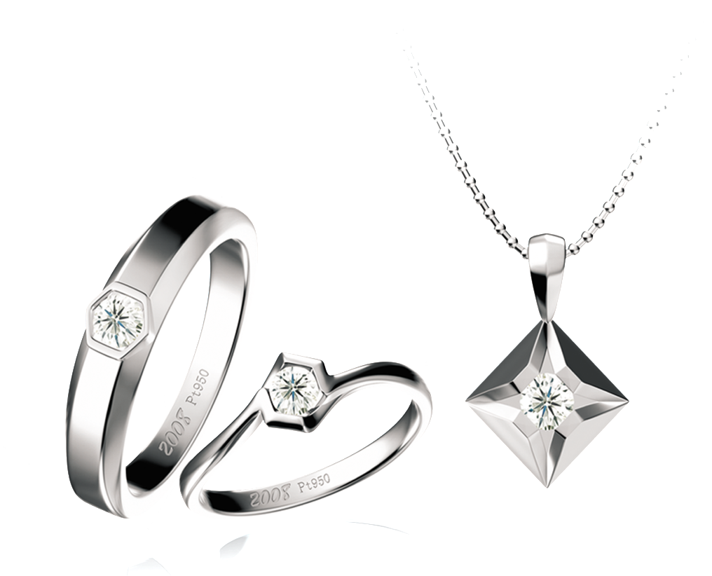 Platinum Diamond Jewelry Hd Aesthetic Png - Jewellery (1024x1024), Png Download