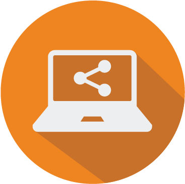 Marketing Automation - Orange Digital Marketing Icon (425x365), Png Download