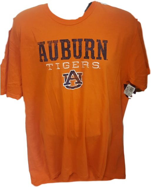 Auburn Tigers Tee Shirt Orange - Active Shirt (576x1024), Png Download