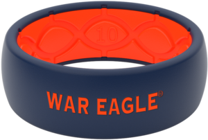 Auburn Silicone Wedding Ring - Auburn Tigers (480x320), Png Download