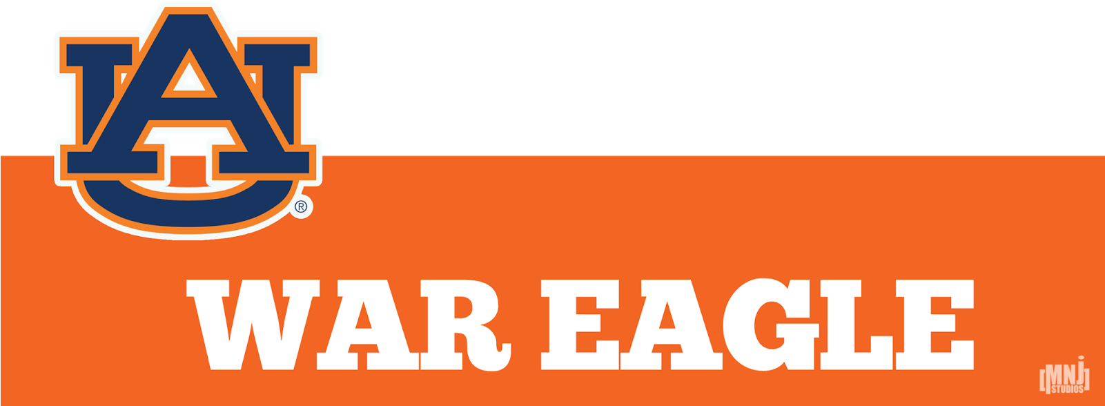 Auburn Tigers 12oz Short Glass Set-auburn Drink Glasses-set (1600x1600), Png Download