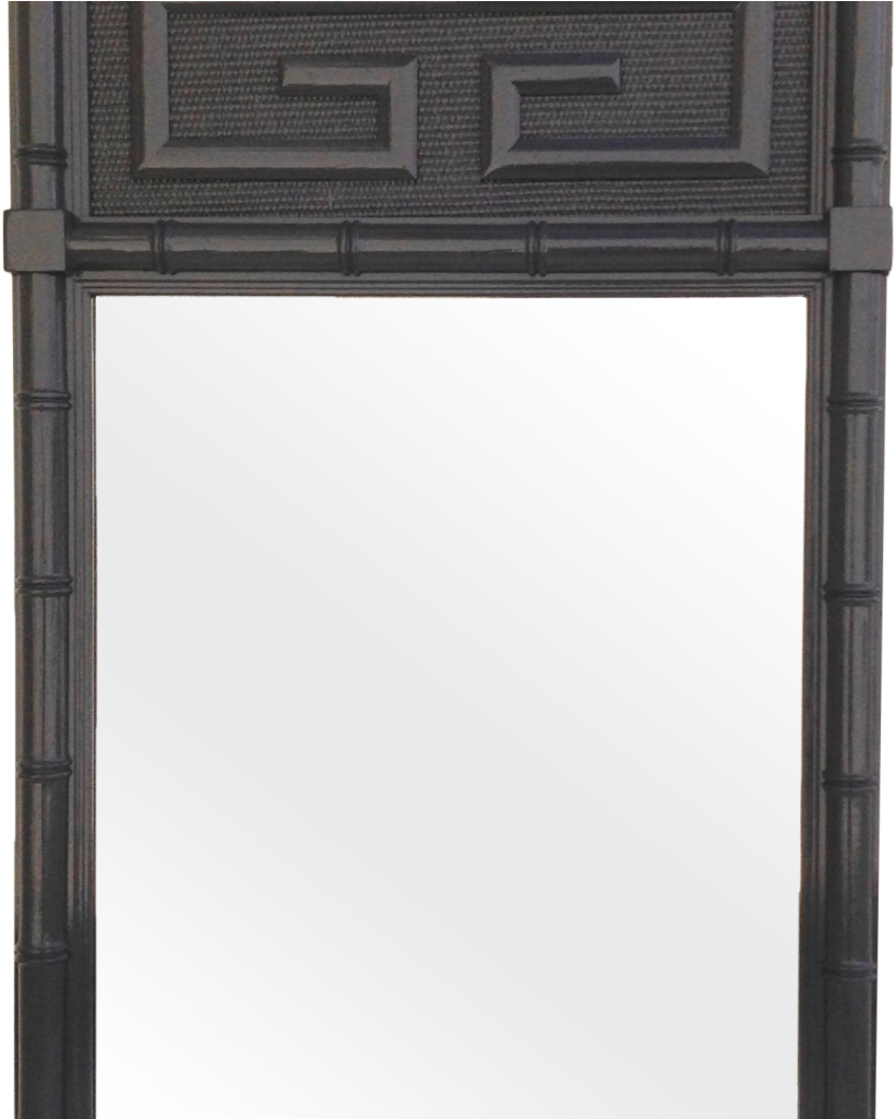 Brass Key Secretary Desk Elegant Faux Bamboo Henry - Rent (1024x1024), Png Download