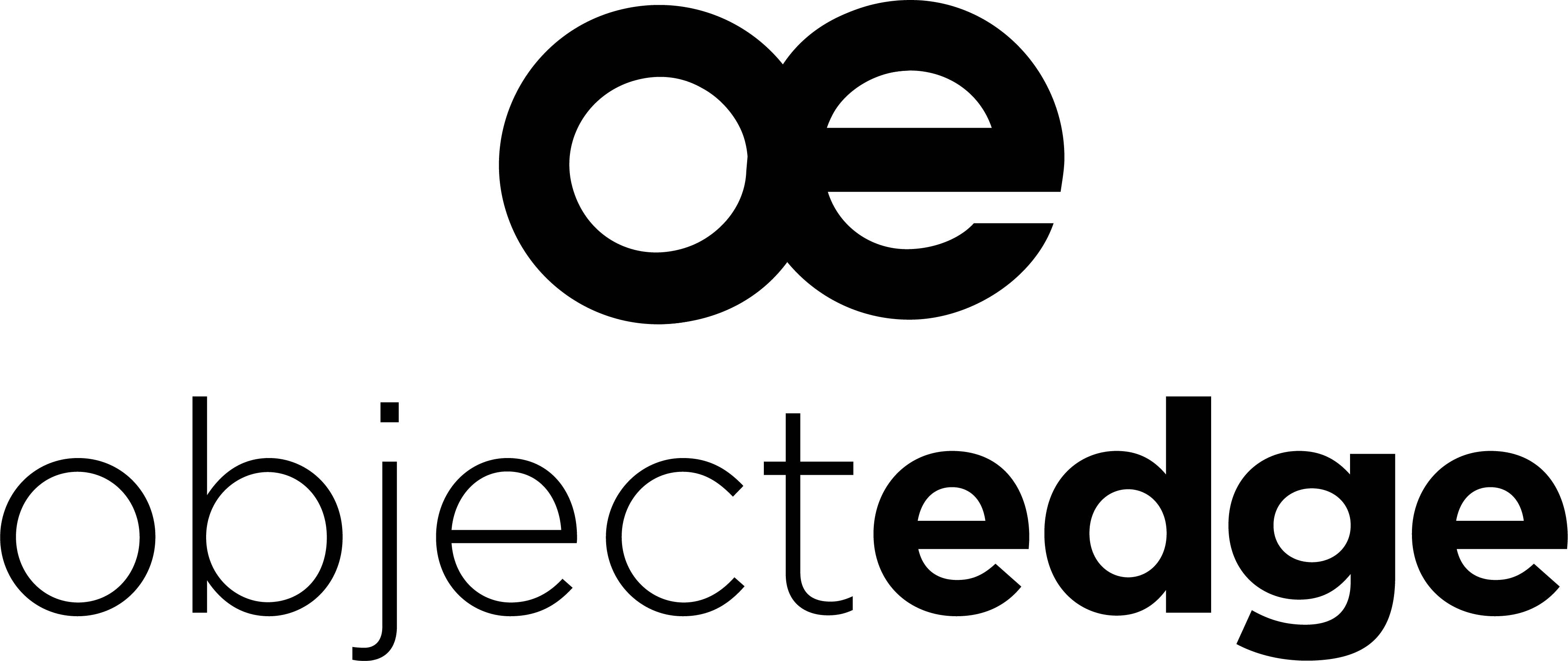 1-color Black Logos - Oe Logo Png (3849x1622), Png Download