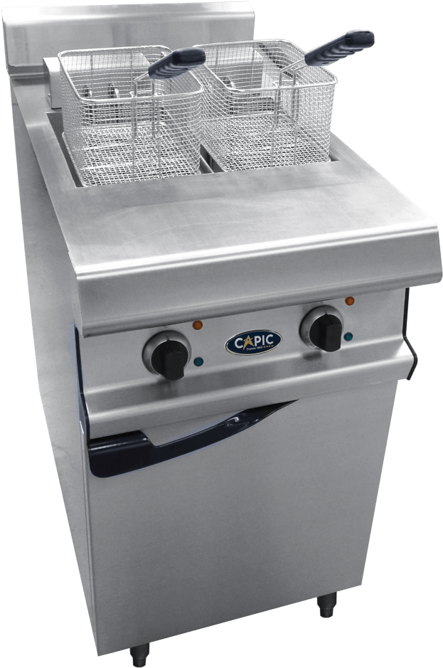 Learn More - Capic - Friteuse Électrique - 2x8l Professionnelle (762x1024), Png Download