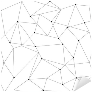 Scandinavian Geometric Modern Seamless Pattern Sticker - Line Art (400x400), Png Download