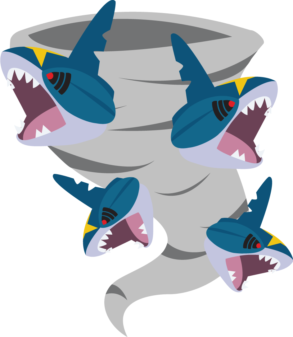 Pcc Team Icons - Sharknado (944x1083), Png Download