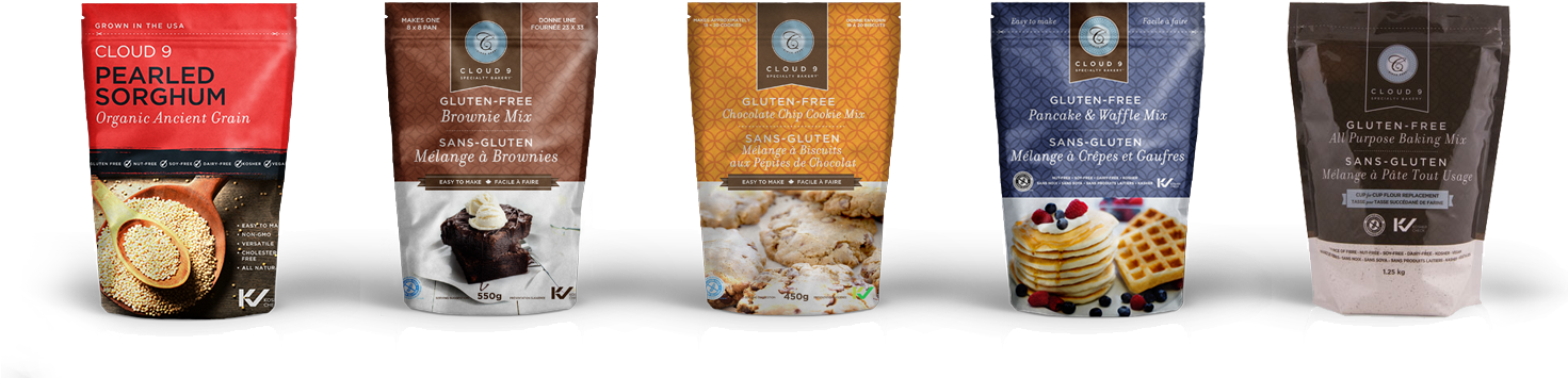 About Cloud 9 Bakery - Organic Gluten-free All Purpose Baking Mix, 1.25 Kg (1490x410), Png Download