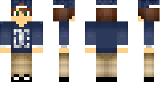 Minecraft Skin Sharknado - Skin De Casimochotv En Minecraft (600x348), Png Download