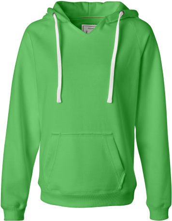 8836 Ja Ladies' Sydney Brushed V-neck Hooded Sweatshirt - Womens Fibonacci Easy As 1 1 2 3 Science Nerd Geek (400x500), Png Download