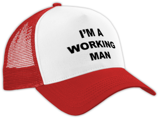 Black On Red - Custom Beechfield Headwear Snapback Trucker - Black/white, (394x394), Png Download