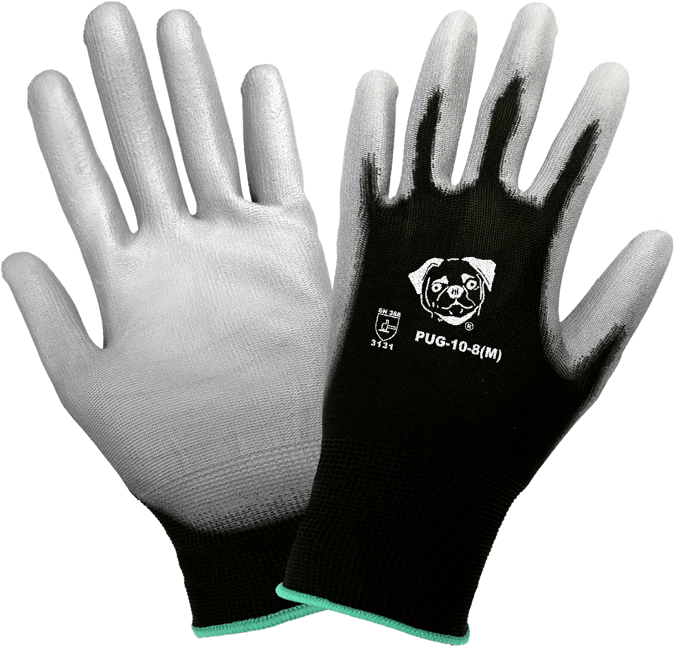 Polyurethane Coated - G&s Safety Pug-10 Polyurethane Palm Coated Nylon (1000x1000), Png Download
