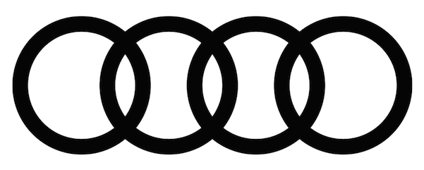 Audi Clean Logo Design - Audi Logo 2d (990x240), Png Download