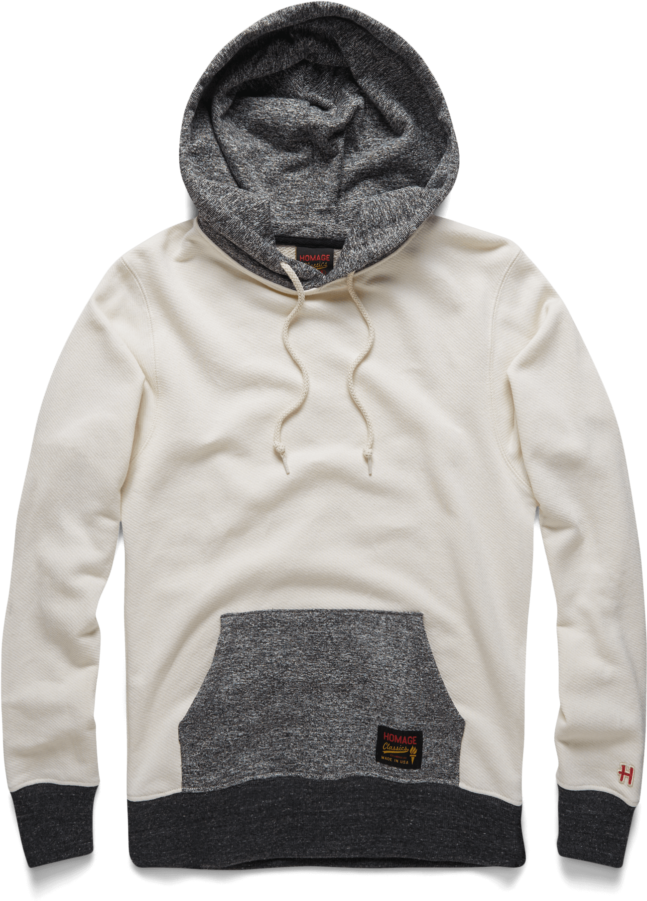 Men's Classics Hoodie Blank Basic Pullover Sweatshirt - Hoodie (2000x2000), Png Download