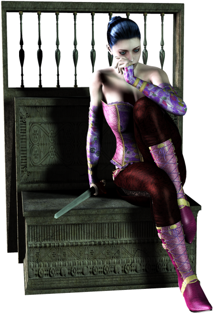 La Jeune Fille En Pleur (500x635), Png Download