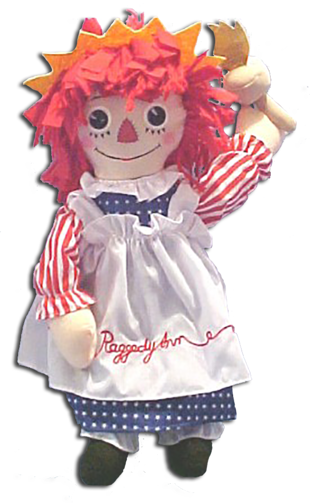 Limited Edition Raggedy Ann Statue Of Liberty Rag Doll - Raggedy Ann (617x1000), Png Download