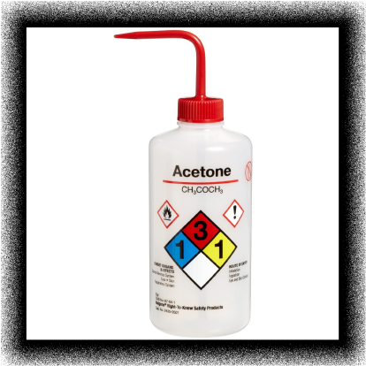 Nalgene 2425-0504 Ldpe Right-to-know Isopropanol Safety (456x457), Png Download
