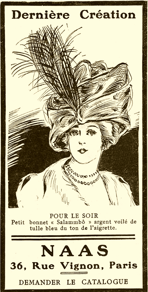 Friday Vintage Freebie French Hat Ad - Poster (900x1350), Png Download