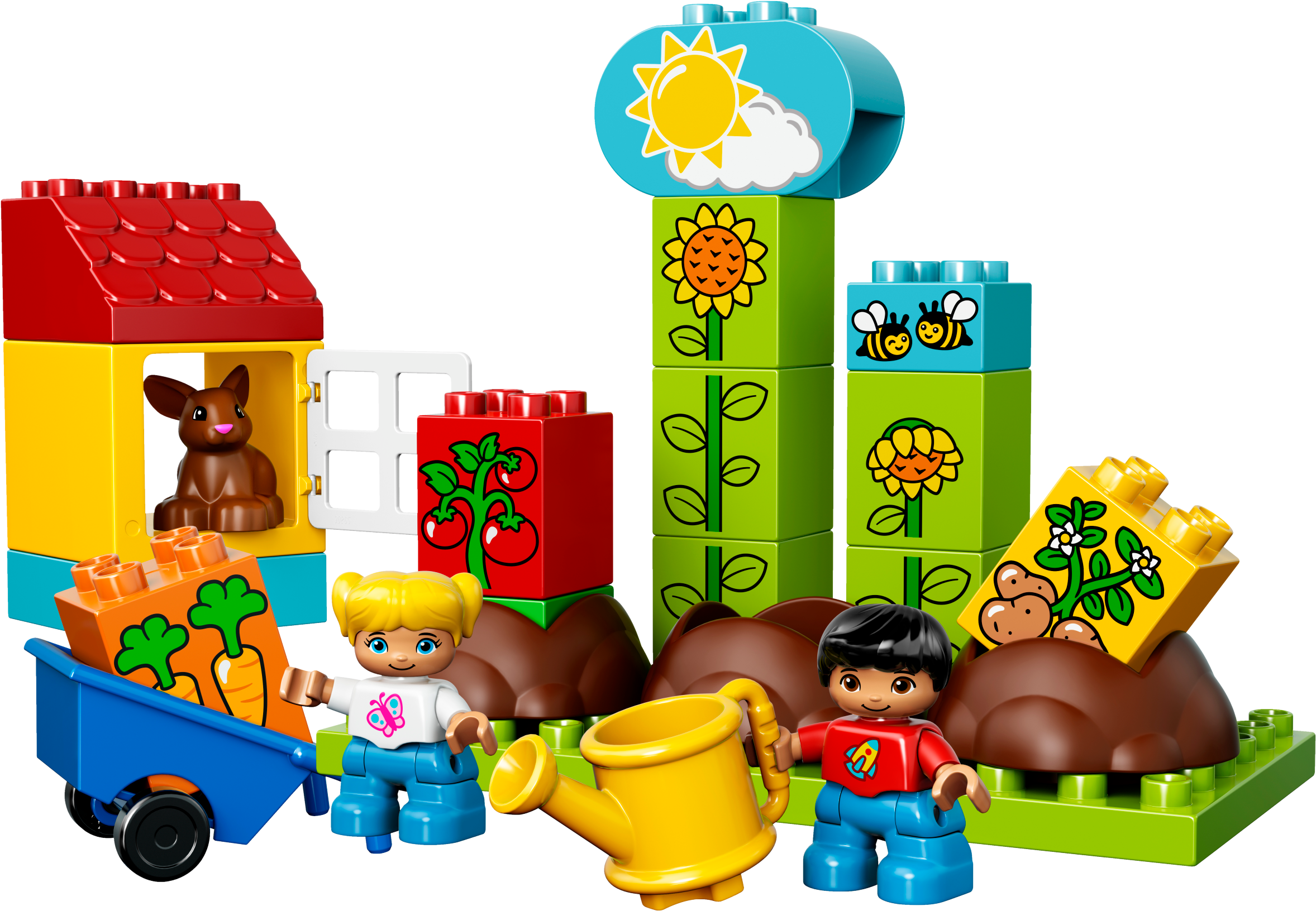 My First Garden - Lego Duplo My First Garden (2400x1799), Png Download