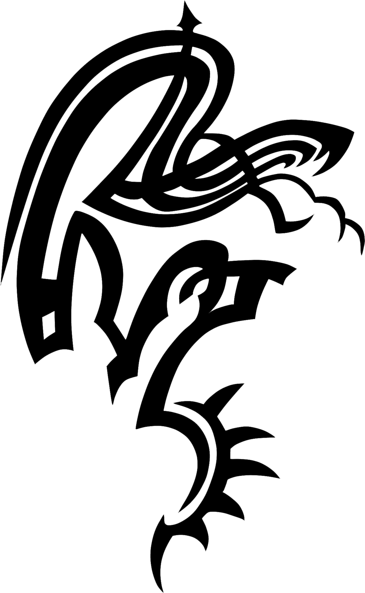 Snake Tattoo Transparent (1301x2044), Png Download