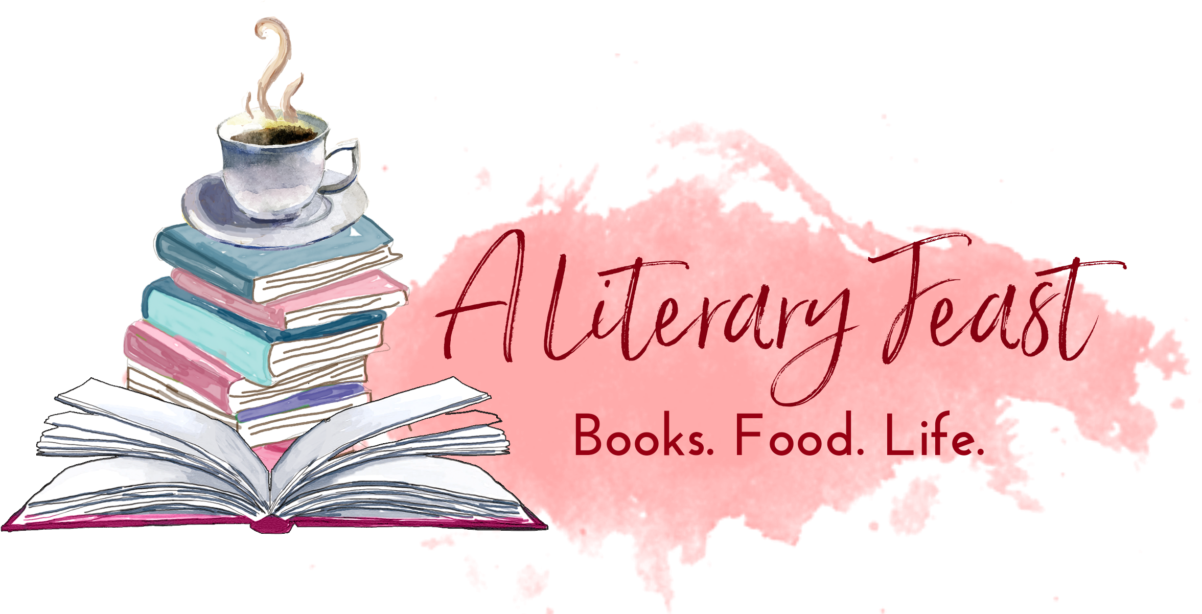 A Literary Feast - Blog (2406x1200), Png Download