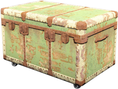 Fo4 Steamer Trunk - Wiki (548x464), Png Download