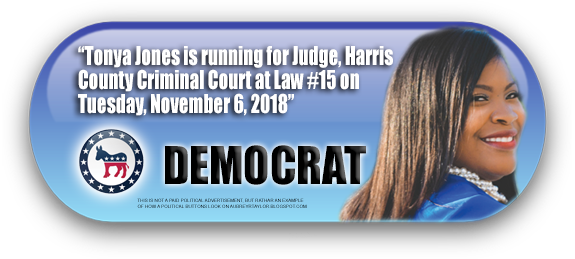 Attorney Tonya Jones Will Be Seeking To Beat Republican - Toria J Finch For Judge (575x259), Png Download