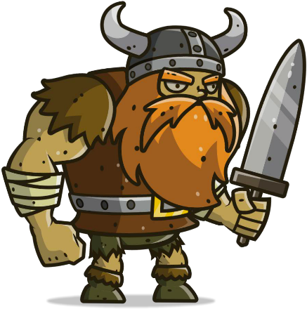 Viking Cartoon Transparent Background (600x500), Png Download