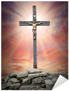 Personalized Fashion Jesus Christ On The Cross. Auto (400x400), Png Download