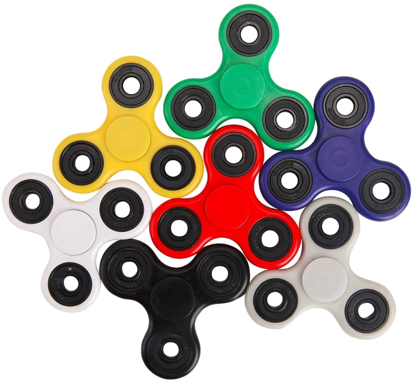 Led Fidget Spinner Png Transparent - Fidget Spinner Colors (860x809), Png Download