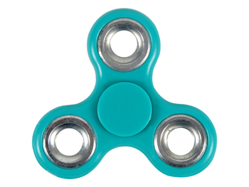 Turbo Fidget Spinner Tri Colorful Anti Stress Toy Hand - Ventas De Spinners (350x263), Png Download