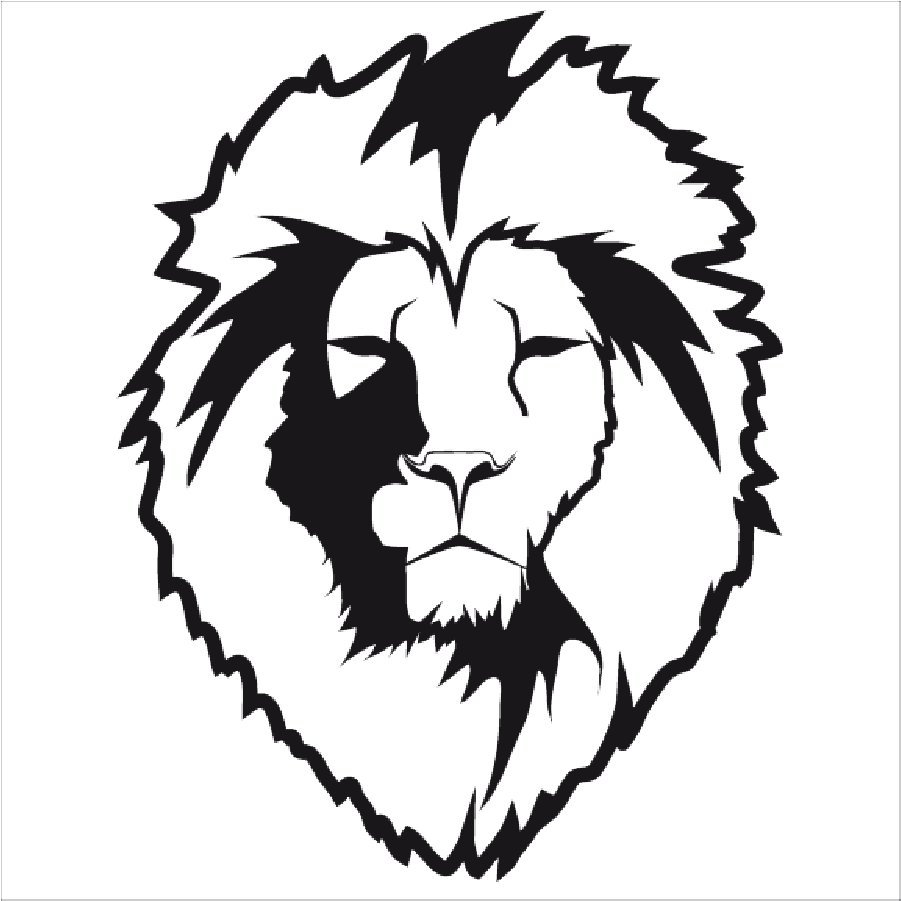 Tete Lion Png - Spreadshirt Lion Lion Head Illustration Wild Cat Bag (1000x900), Png Download