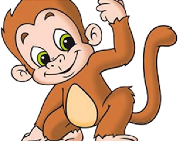 Cartoon Monkey Cliparts - Meio Dia Macaca Sofia Panela No Fogo Barriga Vazia (640x480), Png Download