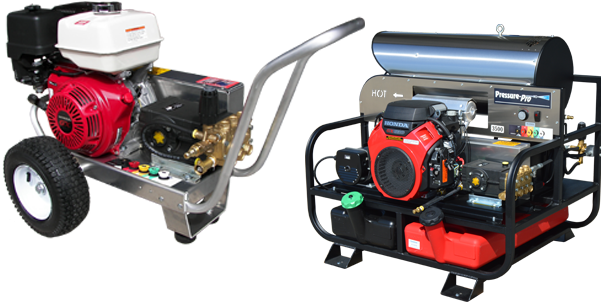 Pressure Washers - Pressure Pro-6115pro-20g-honda-gas (600x355), Png Download