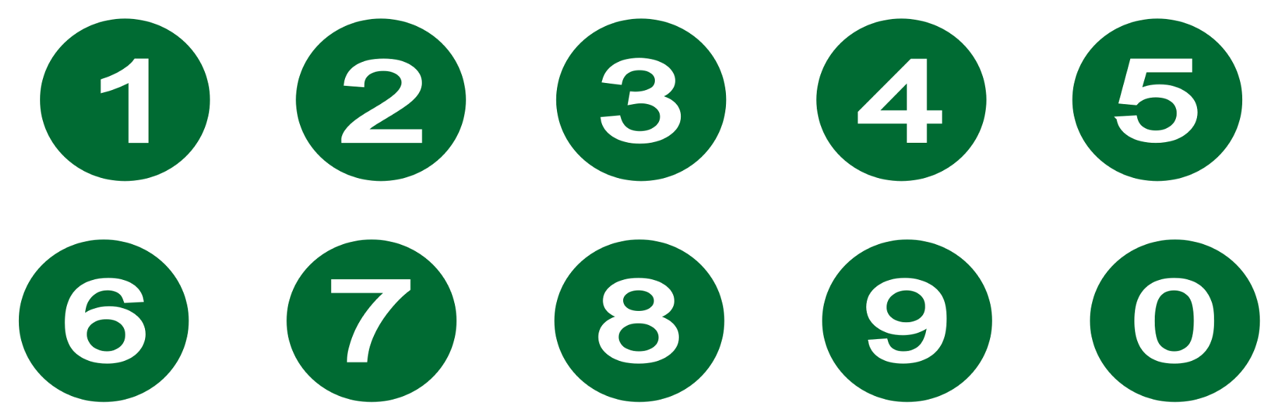It Took The 94 Year Old Woman Sixty Days To Sort Through - Numbers In Circles Png (2000x785), Png Download