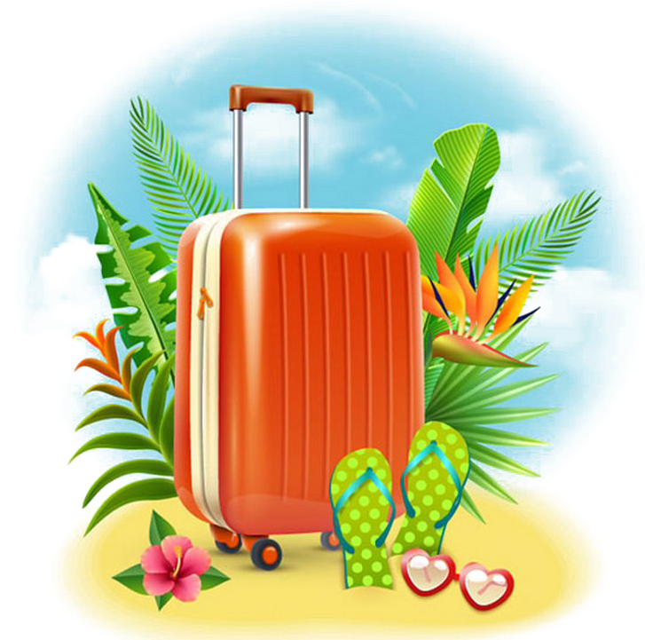 Holiday Png Background Image - Summer Holidays Png (742x720), Png Download