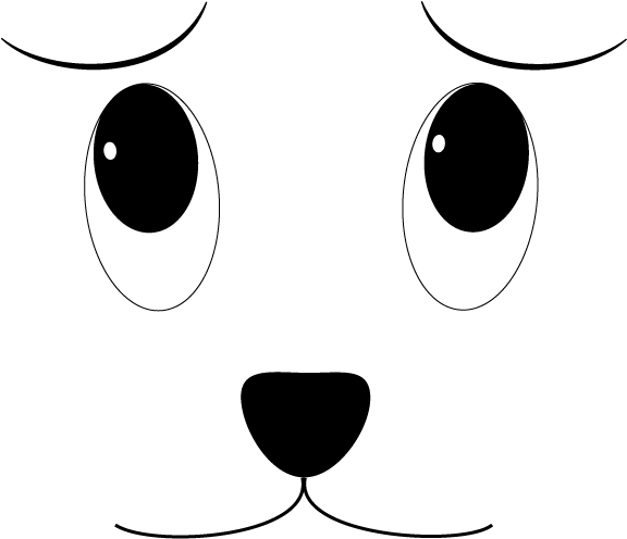 Black Dogs Are Cool Isn't Just A Saying @milldogrescue - Cartoon (800x800), Png Download