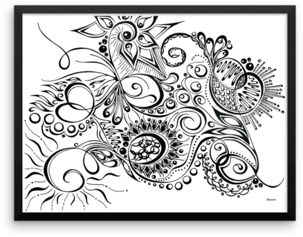 "how Did The Chicken Cross The Road" Art Print - Why Did The Chicken Cross The Road? (480x480), Png Download