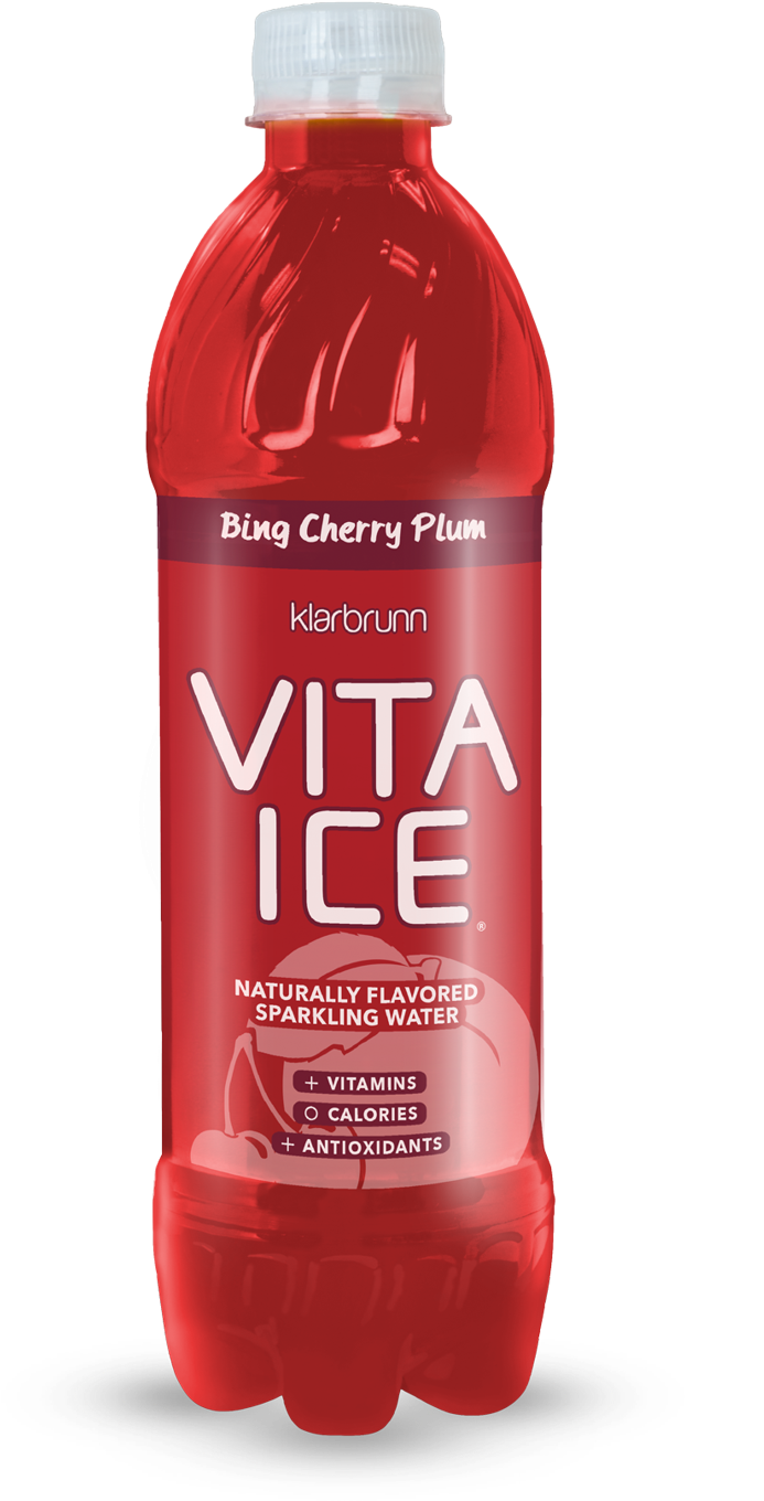 Klarbrunn Vita Ice Bing Cherry Plum - Berry (841x1500), Png Download