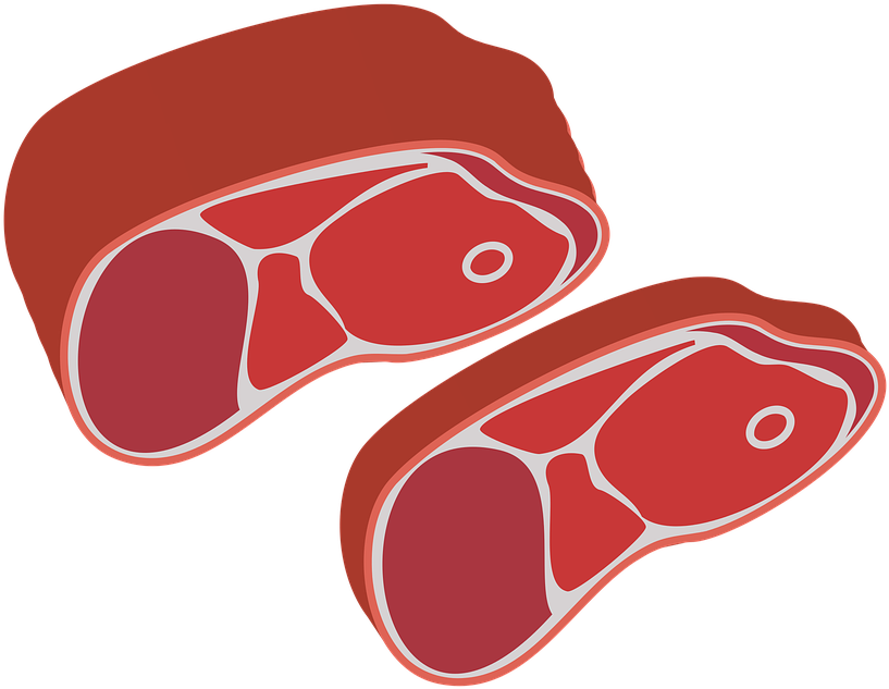 Meat Food Power Supply Butcher - Meat Cartoon Png (924x720), Png Download